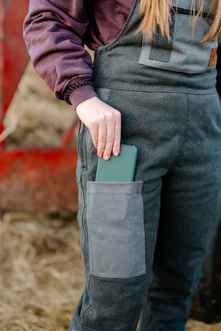 Insulated Overalls Phone Pocket