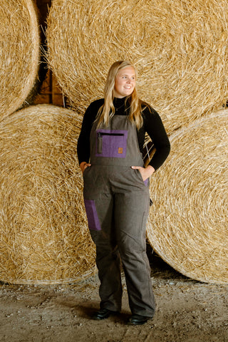Grant's Lilac Unlined Canvas Overall
