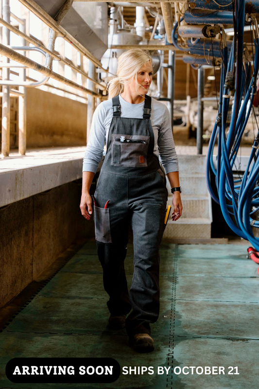 Dark Charcoal Unlined Canvas Overall