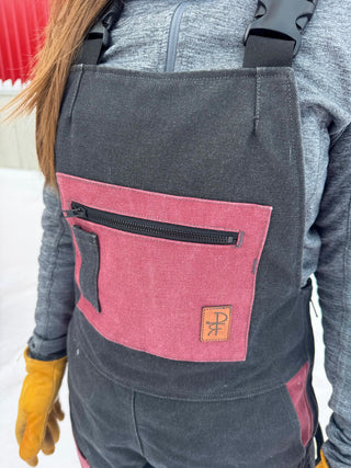 Zipper Pocket Women's Overalls